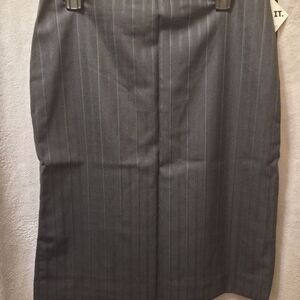Jones New York Charcoal Pinstripe Pencil Skirt Size 10 & 12 available